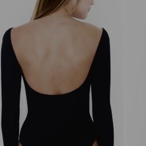 american apparel “u back” bodysuit